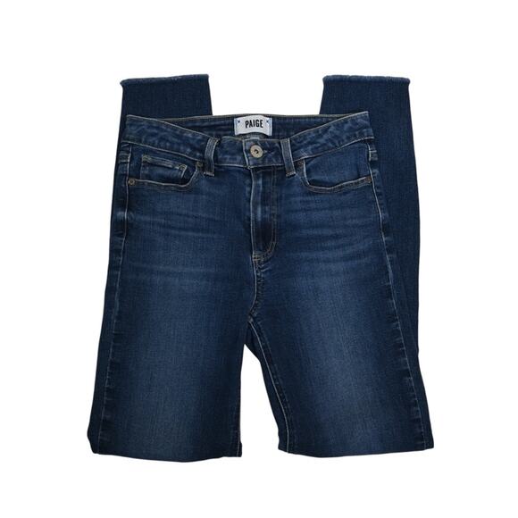 PAIGE Womens 26 Hoxton Ankle Distressed Jean - Picture 4 of 11